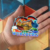 Kühlschrankmagnet für Würzberg Deutschland 1213