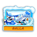 Refrigerator Magnet for Salla Finland  2349