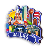 Kühlschrankmagnet für Dallas Texas USA 380