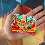 Refrigerator Magnet for Lorca Spain  1564