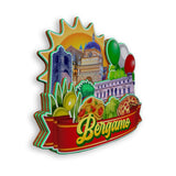 Refrigerator Magnet for Bergamo Italy  1307