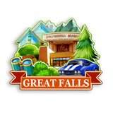 Refrigerator Magnet for Great Falls Montana USA  1032
