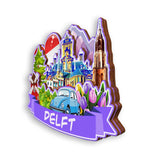 Магнит на холодильник для Делфта, Нидерланды, 1986