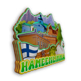 Refrigerator Magnet for Hameenlinna Finland  2352
