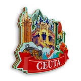Refrigerator Magnet for Ceuta Spain  1537