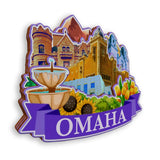 Refrigerator Magnet for Omaha Nebraska USA  1035
