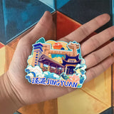 Refrigerator Magnet for Jingyuan, Ningxia, China  690
