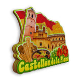 Магнит на холодильник для Кастелло-де-ла-Плана, Испания, 1575 г.