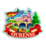 Kühlschrankmagnet für Ourense, Spanien 1552