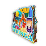Refrigerator Magnet for Neringa Lithuania  2485