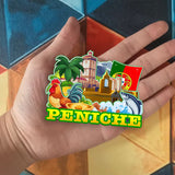 Refrigerator Magnet for Peniche Portugal  1964