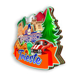 Refrigerator Magnet for Trieste Italy  1292
