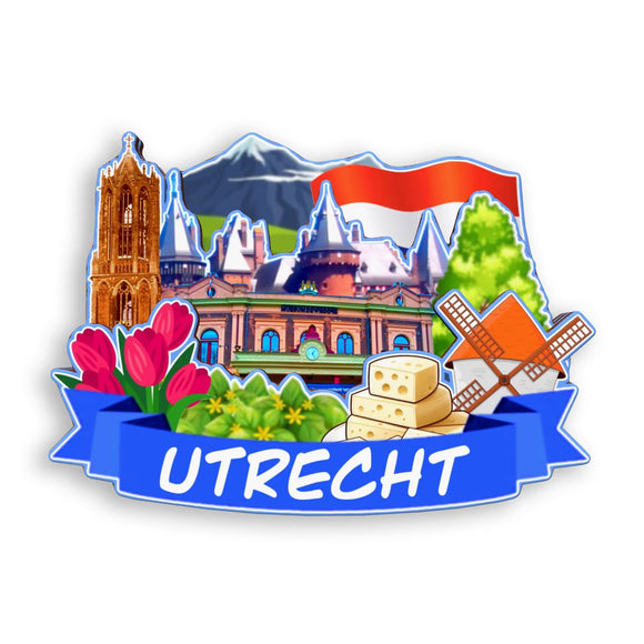 Refrigerator Magnet for Utrecht Netherlands  1976