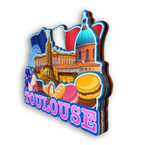 Refrigerator Magnet for Toulouse France  2575