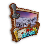 Refrigerator Magnet for Malbun Liechtenstein  2500