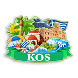 Refrigerator Magnet for Kos Greece  1759