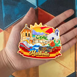 Kühlschrankmagnet für Marbella, Spanien 1398