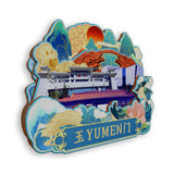 Refrigerator Magnet for Yumen, Gansu, China  828