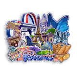 Refrigerator Magnet for Paris France  1313