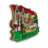 Refrigerator Magnet for Miskolc Hungary  2153