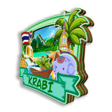 Refrigerator Magnet for Krabi Thailand  2788