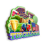 Kühlschrankmagnet für Tuscaloosa Alabama USA 374