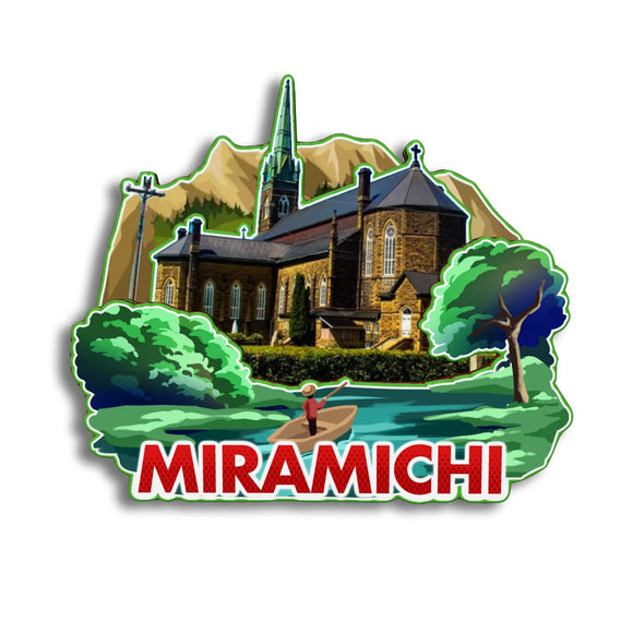 Refrigerator Magnet for Miramich New Brunswick Canada  140