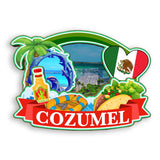 Refrigerator Magnet for Cozumel Mexico  1810