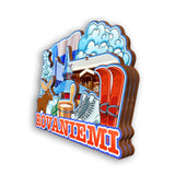 Refrigerator Magnet for Rovaniemi Finland  2338