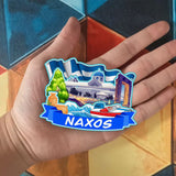 Refrigerator Magnet for Naxos Greece  1757