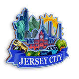 Refrigerator Magnet for Jersey City New Jersey USA  1054
