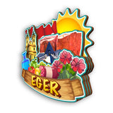 Refrigerator Magnet for Eger Hungary  2141