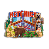 Kühlschrankmagnet für Ketchikan Alaska USA 155