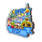 Refrigerator Magnet for Kyiv Ukraine  2390