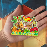 Refrigerator Magnet for Albacete Spain  1495