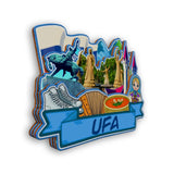 Refrigerator Magnet for Ufa Russia  2530