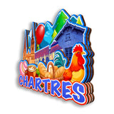 Refrigerator Magnet for Chartres France  2638