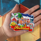 Refrigerator Magnet for Amsterdam Netherlands  1970
