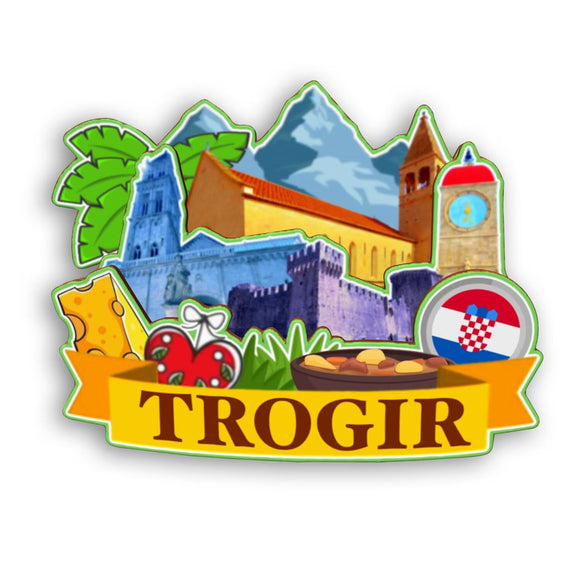 Refrigerator Magnet for Trogir Croatia  2224