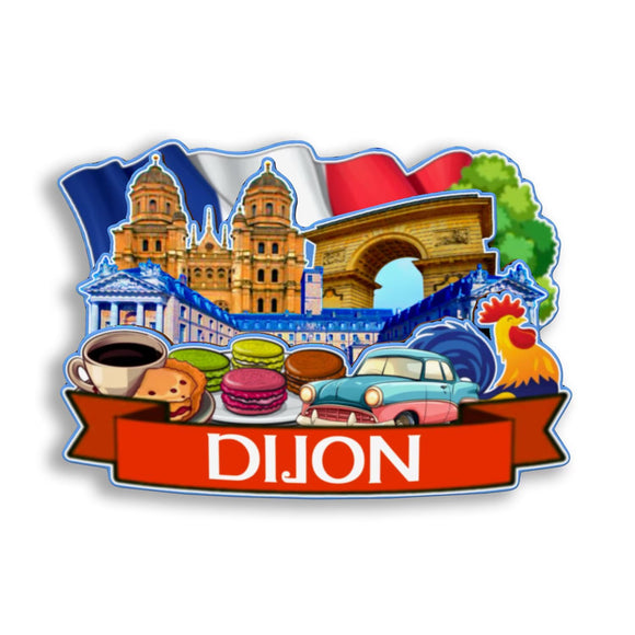 Refrigerator Magnet for Dijon France  2613