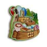 Refrigerator Magnet for Eze France  2609