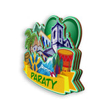 Refrigerator Magnet for Paraty Brazil  1926