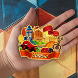 Refrigerator Magnet for Madrid Spain  1376