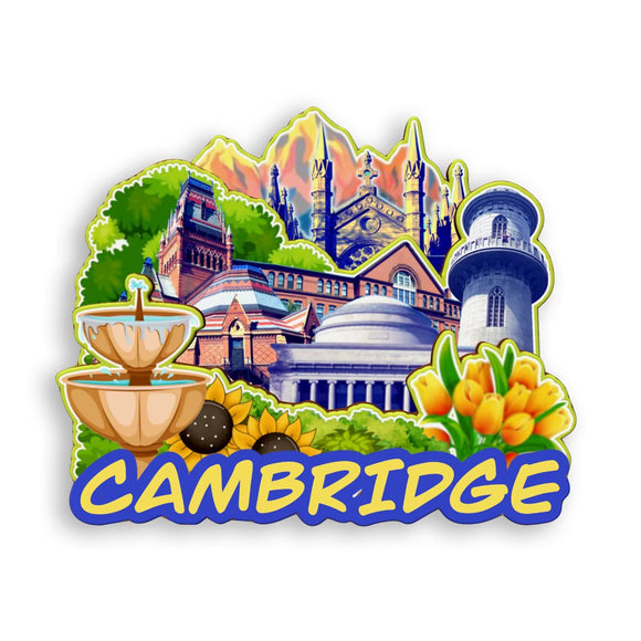 Refrigerator Magnet for Cambridge Massachusetts USA  990