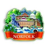 Refrigerator Magnet for Norfolk Virginia USA  889