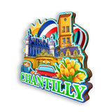 Refrigerator Magnet for Chantilly France  1367