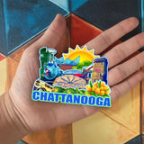 Refrigerator Magnet for Chattanooga Tennessee USA  1157