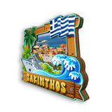 Refrigerator Magnet for Zakinthos Greece  1716