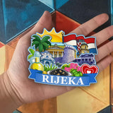 Kühlschrankmagnet für Rijeka Kroatien 2225