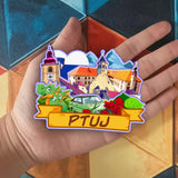 Refrigerator Magnet for Rtuj Slovenia  2364